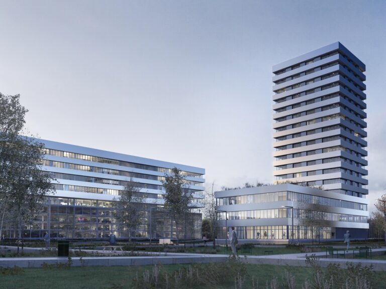 Miles CPAM Et Parking Silo Dominos Pierre Promotion Data Architectes ALL Architectes Courrouze