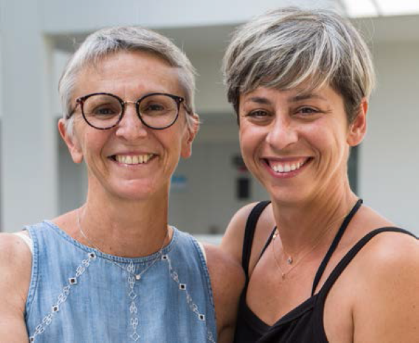 Portrait de Voula Ségalen et Danièle Toumelin