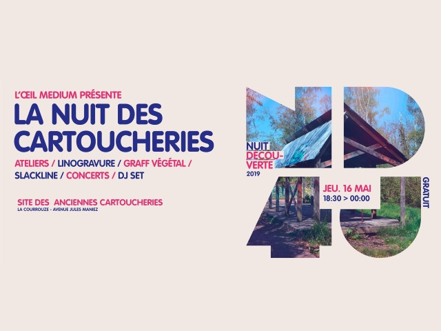 Affiche de la Nuit des Cartoucheries