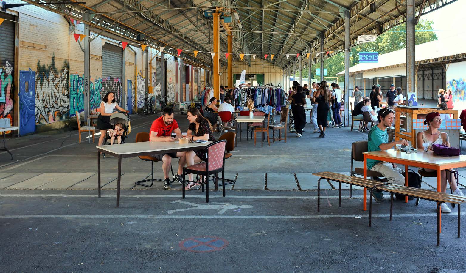 Halles en commun pendant le Festiv'Halles 2