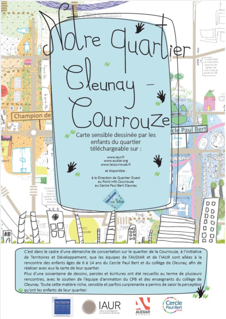 Flyer : notre quartier dessiné par les enfants du quartier