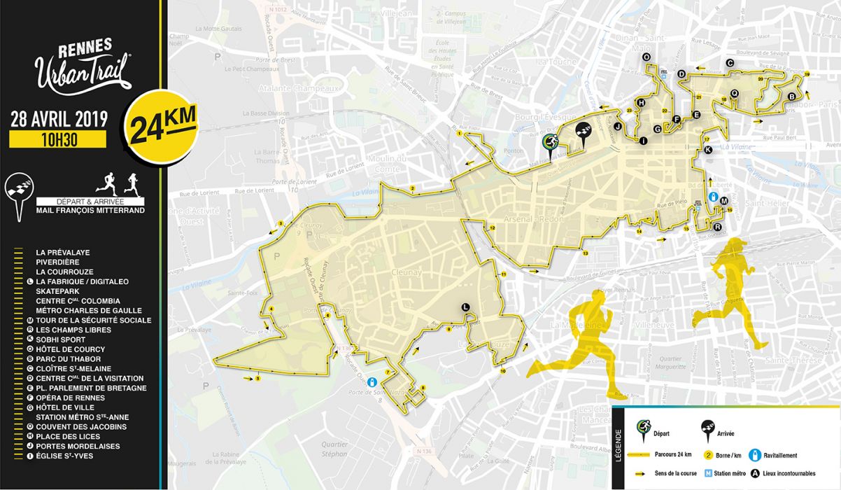 Parcours de la course